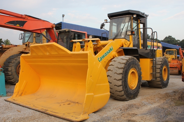 ขายถูกกกก รถตัก Kawasaki 97Za รถนอก มีเอกสาร ทำสี พร้อมใช้งาน