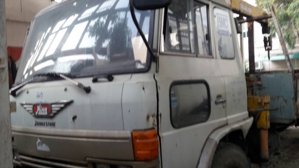 ขายแล้วครับ หกล้อ ฮีโน่ FD185เครน3ตัน ช่วงยาว6.20ม สภาพพร้อมใช้ ทะเบียนพร้อมโอน