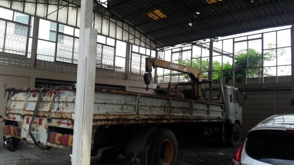 ขายแล้วครับ หกล้อ ฮีโน่ FD185เครน3ตัน ช่วงยาว6.20ม สภาพพร้อมใช้ ทะเบียนพร้อมโอน