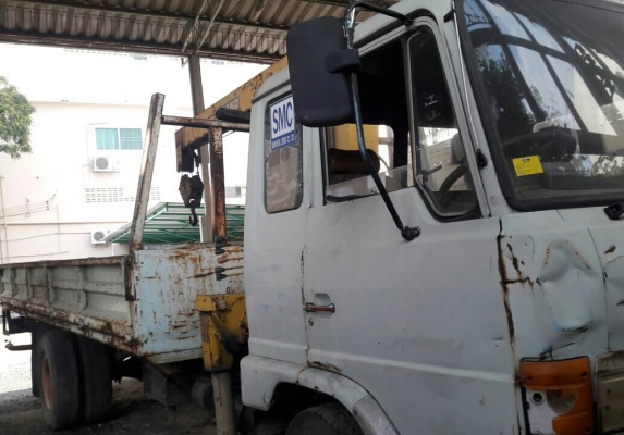 ขายแล้วครับ หกล้อ ฮีโน่ FD185เครน3ตัน ช่วงยาว6.20ม สภาพพร้อมใช้ ทะเบียนพร้อมโอน