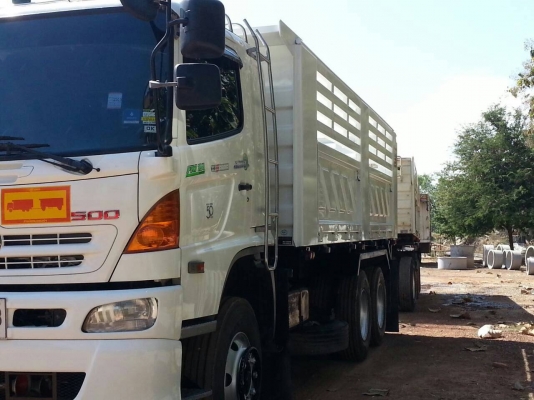 ขายรถสิบล้อ HINO FM1A 344แรงพ่วงแม่ลูกดั้มสามมิตร รถโครตสวย เครื่องเสียงชุดใหญ่ รถเดิมจัด ยาวเต็มพร้อมใช้งาน
