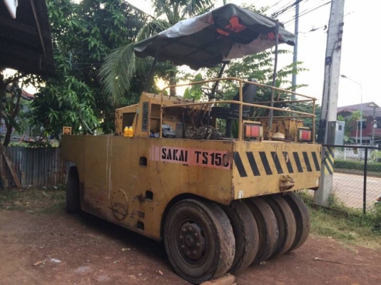 รถบด 9ล้อ SAKAI 7409 สภาพเดิมๆ พร้อมใช้งาน ขายถูก โทรด่วน 086-303-9797 กู๋อ๋า