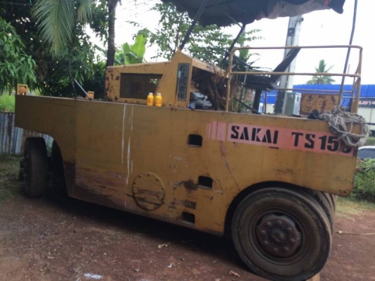 รถบด 9ล้อ SAKAI 7409 สภาพเดิมๆ พร้อมใช้งาน ขายถูก โทรด่วน 086-303-9797 กู๋อ๋า