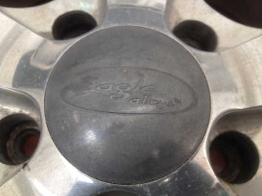 ล้อเเท้ อเมกา EAGLE ALLOYS 17กว้าง8นิ้ว5รู120 เก่าญี่ปุ่นเเท้สภาพสวย