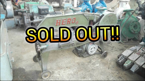 ====== SOLD OUT!! ====== เลื่อยตัดเหล็ก HERO 14" มอเตอร์ Mitsu 220V. ไฟบ้าน สภาพสวย กลไกแน่น เดินเงียบ พร้อมใช้