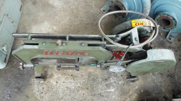 ====== SOLD OUT!! ====== เลื่อยตัดเหล็ก HERO 14" มอเตอร์ Mitsu 220V. ไฟบ้าน สภาพสวย กลไกแน่น เดินเงียบ พร้อมใช้