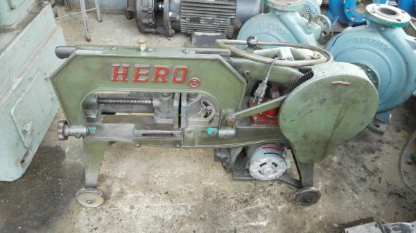 ====== SOLD OUT!! ====== เลื่อยตัดเหล็ก HERO 14" มอเตอร์ Mitsu 220V. ไฟบ้าน สภาพสวย กลไกแน่น เดินเงียบ พร้อมใช้