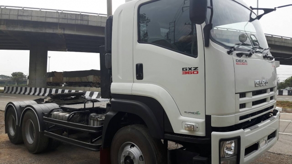 ขายรถบรรทุก 10 ล้อหัวลาก ISUZU DECA 360 แรงม้าปี 2555 ราคา 2050000