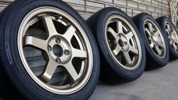 TE37 ขอบ 15 4/100 แถมยาง ปี14