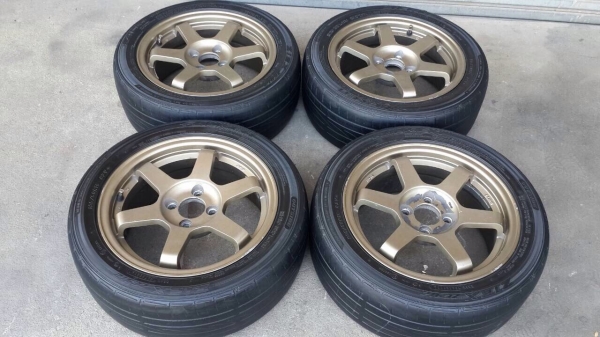 TE37 ขอบ 15 4/100 แถมยาง ปี14