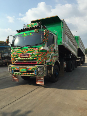 ขายรถบรรทุก 22 ล้อ พ่วงแม่ลูก-ดั๊มพ์ ยี่ห้อ ISUZU DEGA FXZ 360 แรงม้า ปี 2555  ( การันตีรถสวยจริงๆ  เจ้าของขายเอง )