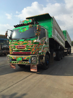 ขายรถบรรทุก 22 ล้อ พ่วงแม่ลูก-ดั๊มพ์ ยี่ห้อ ISUZU DEGA FXZ 360 แรงม้า ปี 2555  ( การันตีรถสวยจริงๆ  เจ้าของขายเอง )