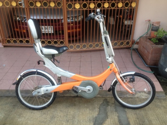 จักรยาน giant revive สีเทา ส้ม ล้อ 20 นิ้วเฟรมมิเนียมเก่าญี่ปุ่นเเท้สภาพตามรูปครับ