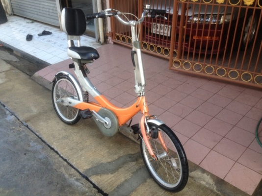 จักรยาน giant revive สีเทา ส้ม ล้อ 20 นิ้วเฟรมมิเนียมเก่าญี่ปุ่นเเท้สภาพตามรูปครับ