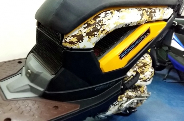 ZOOMER สีเหลือง สียอดฮิต มาพร้อมชุดแต่งสุดเท่จากศูนย์ รถเดือน ก.พ. ปี57 ไมล์ 4 พันโล ฟรีโอน แถม 5 รายการ 35900