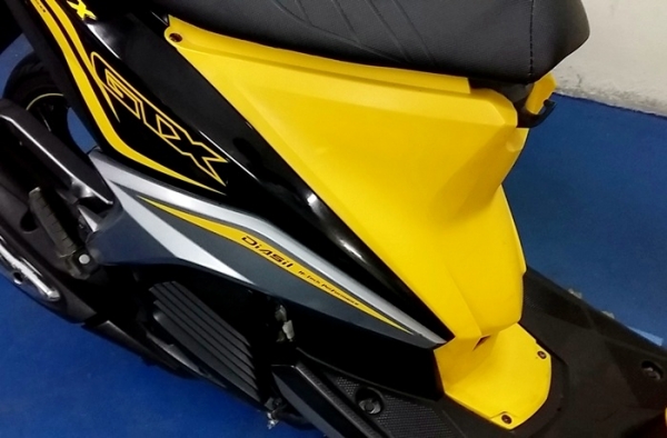 mio125 GTX สีเหลืองดำ ตัวท๊อปล้อแมกซ์ รถเดือน มิ.ย.ปี55 ไมล์ 11xxx โล รถเครื่องดีสีสวย แถม 4 รายการ 22900