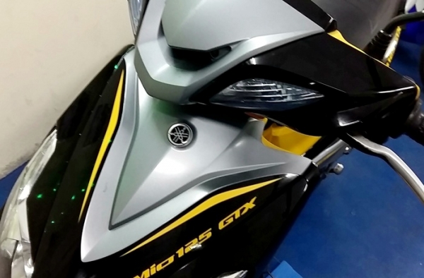 mio125 GTX สีเหลืองดำ ตัวท๊อปล้อแมกซ์ รถเดือน มิ.ย.ปี55 ไมล์ 11xxx โล รถเครื่องดีสีสวย แถม 4 รายการ 22900