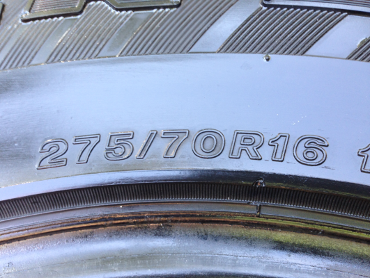 ยาง Bridgestone 275 70 16 ดอกเยอะ เนื้อนิ่ม พร้อมใช้งาน ราคาไม่แพง