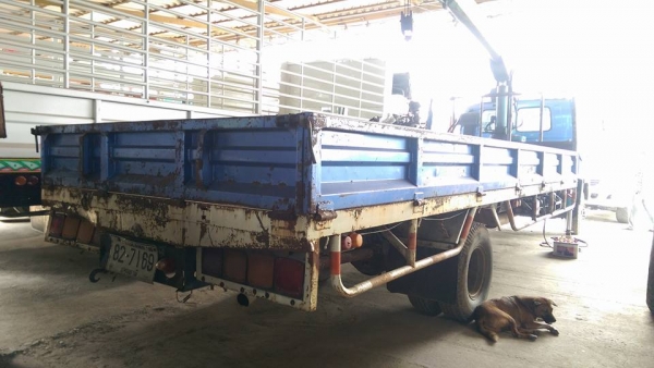 6ล้อเครน195แรง 5 ตัน 3 ชัก ยาง 8.25 กระบะยาว 6.20 คัสซีสวยพร้อมใช้งาน 6ล้อเครน195แรง 5 ตัน 3 ชัก ยาง 8.25 กระบะยาว 6.20 คัสซีสวยพร้อมใช้งาน