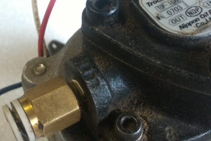 Trochoid Pump พร้อมมอเตอร์ขับให้แรงดันน้ำมันที่สูง เป็นขุดการทำงานขนาดเล็ก มอเตอร์ต่อให้ไฟบ้าน 220 V. จากญี่ปุ่น