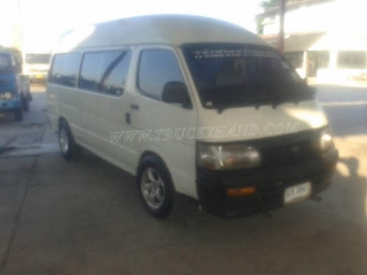 รถตู้หลังคาสูง ยี่ห้อโตโยต้า ติดแก๊ซ LPG ทะเบียนพร้อม