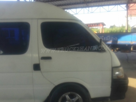 รถตู้หลังคาสูง ยี่ห้อโตโยต้า ติดแก๊ซ LPG ทะเบียนพร้อม