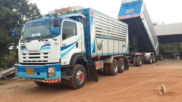 ขายรถบรรทุก 22 ล้อ พ่วงแม่ลูก-ดั๊มพ์ ยี่ห้อ ISUZU DEGA FXZ 360 แรงม้า ปี 2554  ( เจ้าของขายเอง ไม่รับนายหน้า)