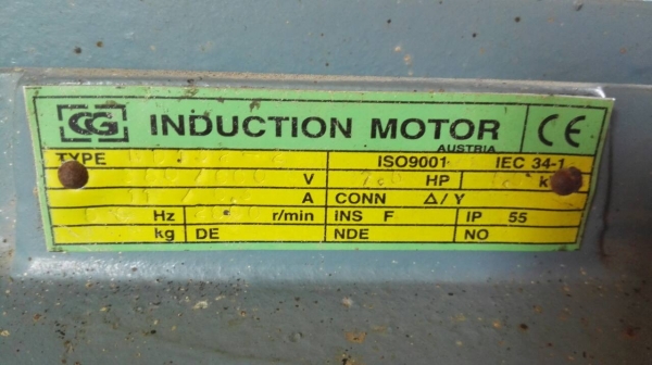 ====== SOLD OUT!! ====== มอเตอร์ WAT Austria 7.5 HP. 2900 RPM. 380V. รอบเร็ว วิ่งเงียบ สภาพสวยพร้อมใช้