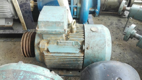====== SOLD OUT!! ====== มอเตอร์ MULLER 15 HP. 1460 RPM. 380V. สภาพสวย วิ่งเงียบ พร้อมใช้งาน