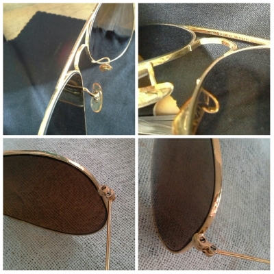 อภิมหาแว่นตาสำหรับผู้คว้าชัย B&amp;L RAY-BAN AVIATOR MacArthur USA 58mm ตัวแท้! ตัวจริง!