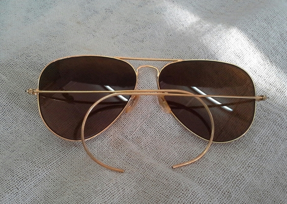 อภิมหาแว่นตาสำหรับผู้คว้าชัย B&amp;L RAY-BAN AVIATOR MacArthur USA 58mm ตัวแท้! ตัวจริง!