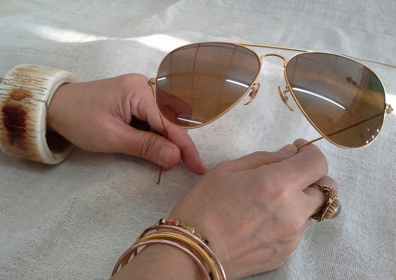 อภิมหาแว่นตาสำหรับผู้คว้าชัย B&amp;L RAY-BAN AVIATOR MacArthur USA 58mm ตัวแท้! ตัวจริง!