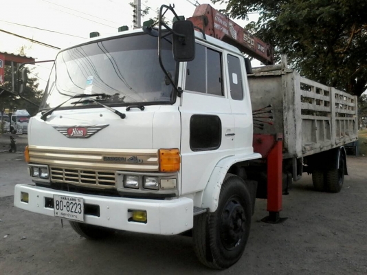 ขายFF180แรงติดเครนUNIC500ท้องปลิง4ปลอก3ชักขาเหลี่ยมยาว7.20เมตร