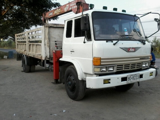 ขายFF180แรงติดเครนUNIC500ท้องปลิง4ปลอก3ชักขาเหลี่ยมยาว7.20เมตร