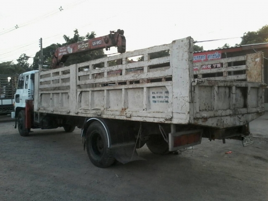 ขายFF180แรงติดเครนUNIC500ท้องปลิง4ปลอก3ชักขาเหลี่ยมยาว7.20เมตร