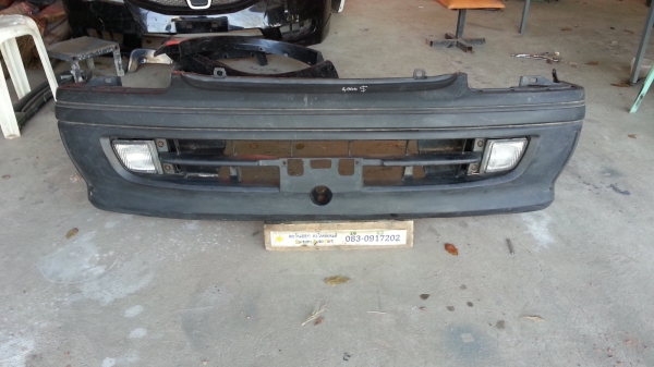 กันชนหน้ารถตู้ หัวจรวด พร้อมไฟตัดหมอกแท้ ของแท้มือสอง