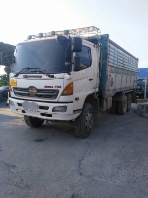 HINO MEGA 320แรงแม่ลูก 3คานคอกเกษตรปี47 HINO MEGA 320แรงแม่ลูก 3คานคอกเกษตรปี47