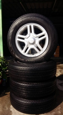ขายล้อแม็กป้ายแดง dmax 16" พร้อมยางปี15 สนใจติดต่อตาเล็ก ล้อและยาง 081-3747940 ครับ