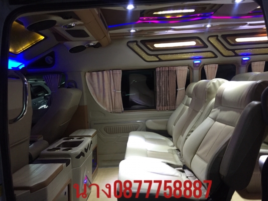 โทร 0877758887 นางเบสท์รถตู้ท่าพระ ดีเซลปี13แต่งวีไอพีเบาะสามแถว