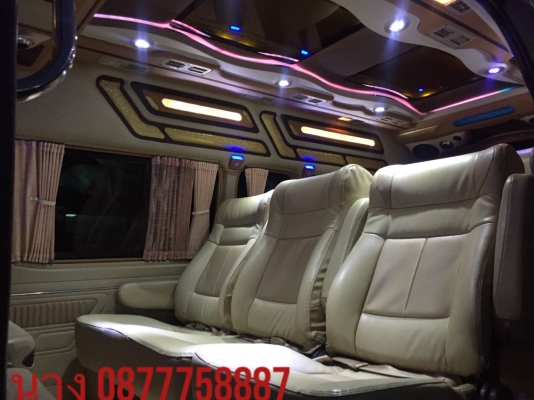โทร 0877758887 นางเบสท์รถตู้ท่าพระ ดีเซลปี13แต่งวีไอพีเบาะสามแถว