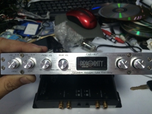 ปรีหลอด PRIORITY PAR-4VT 9V แยกFRONTและREAR อิสระแยกออกจากกัน เสียงหวานๆ มือ2 ปรีหลอด PRIORITY PAR-4VT 9V แยกFRONTและREAR อิสระแยกออกจากกัน เสียงหวานๆ มือ2