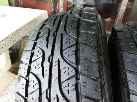 ล้อพร้อมยาง แม็กลาย bradley ขอบ 16x8 พร้อมยาง dunlop grandtrek at3 285/75/16