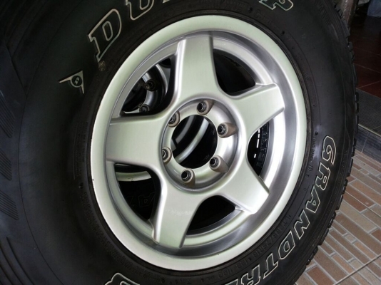 ล้อพร้อมยาง แม็กลาย bradley ขอบ 16x8 พร้อมยาง dunlop grandtrek at3 285/75/16