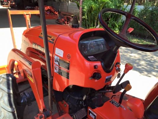ขายรถไถ Kubota L3608(4WD) พร้อมใบมีดและโรตารี รถไร่ สีเดิม พร้อมใช้งาน