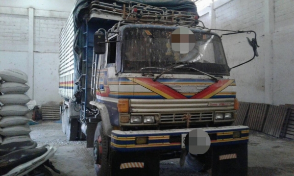 ขาย HINO 227 พ่วงแม่ลูก กระบะเหล็กคอกเกษตรดั๊ม