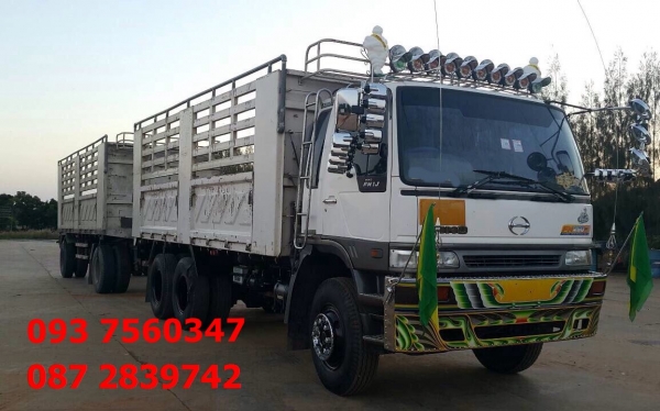 ขายรถบรรทุกไม่ด้ัมพ์ 18 ล้อ พ่วงแม่-ลูก