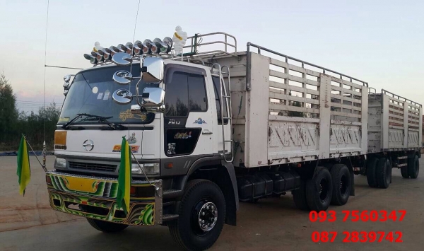 ขายรถบรรทุกไม่ด้ัมพ์ 18 ล้อ พ่วงแม่-ลูก