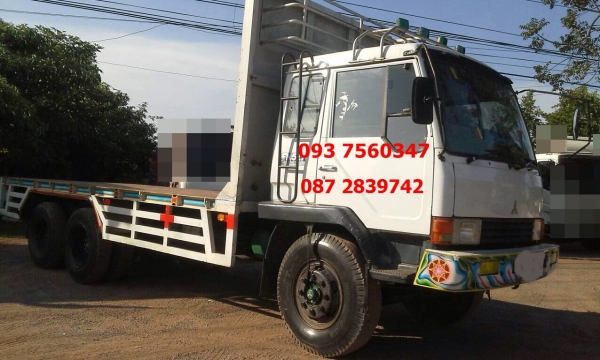 ขายรถบรรทุกกระบะพื้นเรียบ 10 ล้อ 1 เพลา Mitsubishi