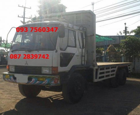 ขายรถบรรทุกกระบะพื้นเรียบ 10 ล้อ 1 เพลา Mitsubishi