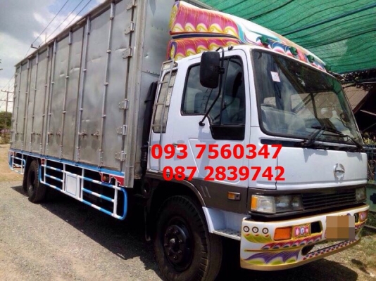 ขายรถประกอบ ตู้แห้ง ยาว 7.20 ม./ 10 บาน Hino
